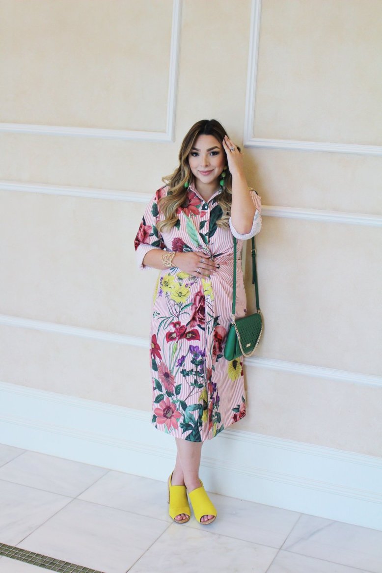   dress ,  earrings ,  heels , handbag 